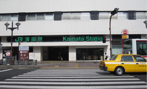 蒲田駅からのアクセス